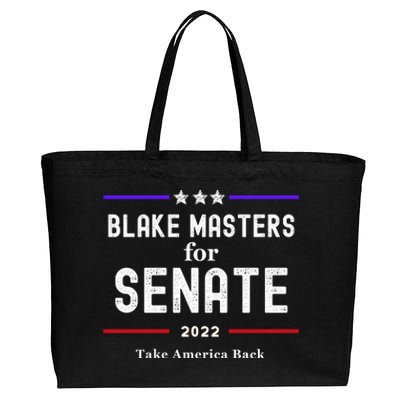 Blake Masters For Senate 29 Cotton Canvas Jumbo Tote