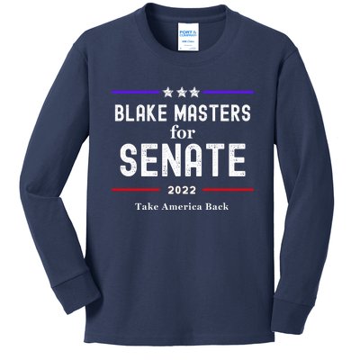 Blake Masters For Senate 29 Kids Long Sleeve Shirt