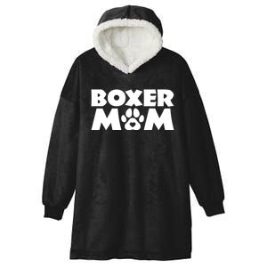 Boxer Mom Funny Boxer Dog Owner Dog Mom MotherS Day Hooded Wearable Blanket