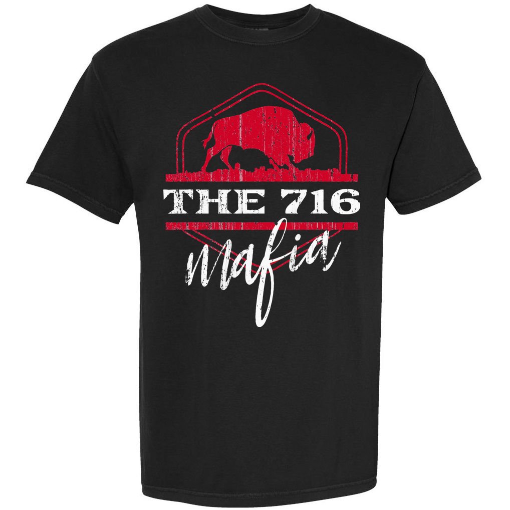 Buffalo Mafia For The 716 Area Code Buffalo Ny Comfort Colors T-Shirt