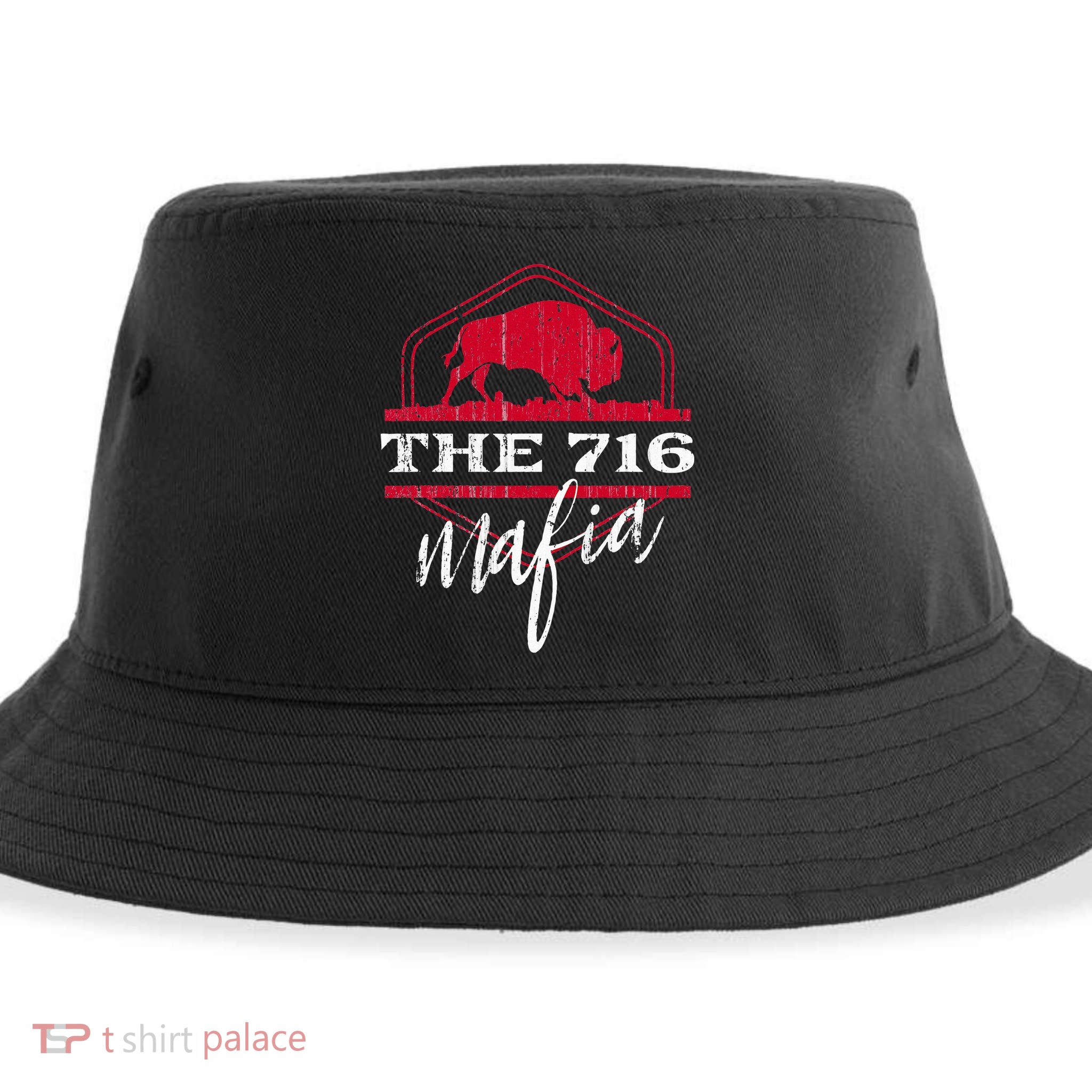 Buffalo Mafia For The 716 Area Code Buffalo Ny Sustainable Bucket Hat