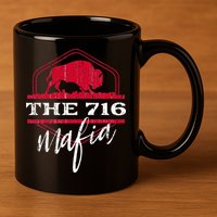 Buffalo Mafia For The 716 Area Code Buffalo Ny 11oz C Handle Ceramic Mug