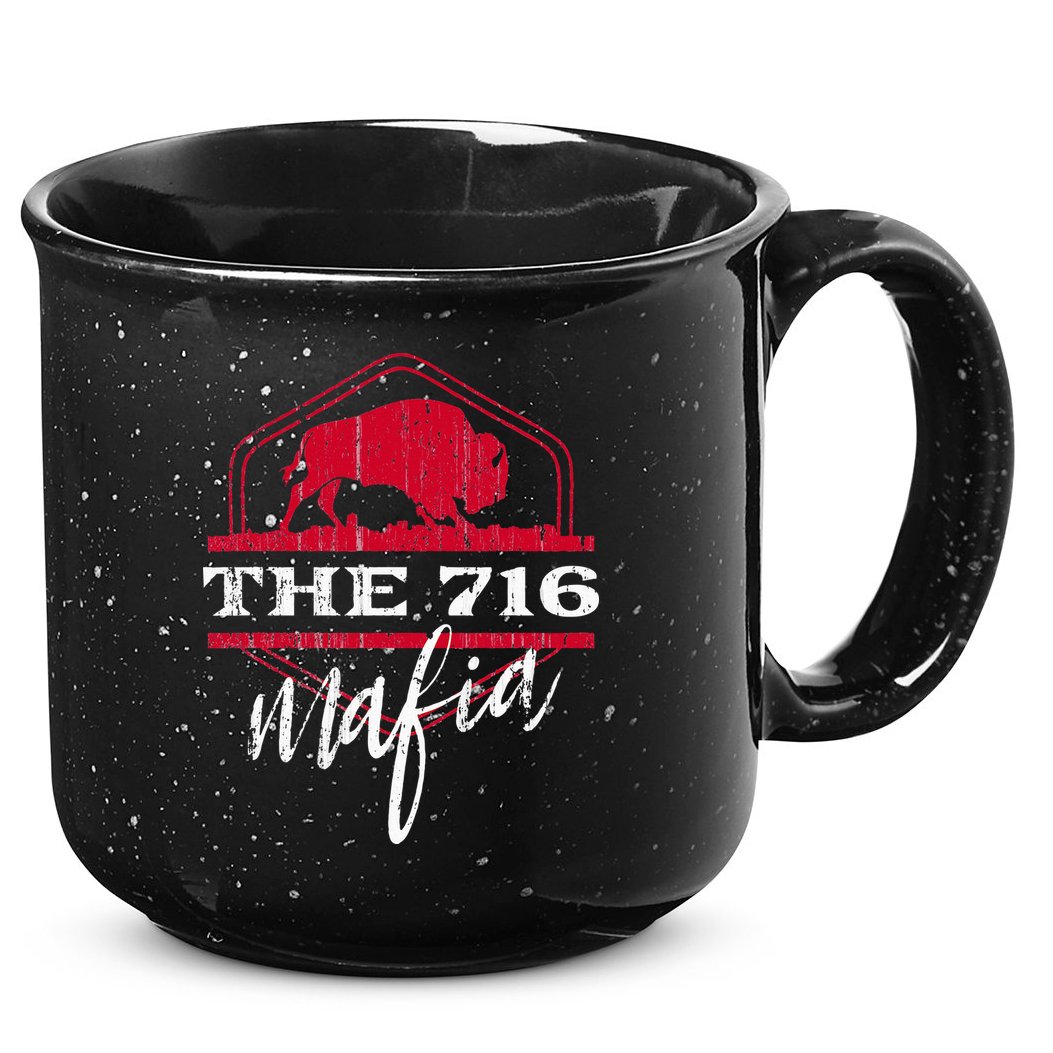 Buffalo Mafia For The 716 Area Code Buffalo Ny 15oz Campfire Ceramic Mug