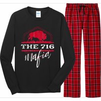 Buffalo Mafia For The 716 Area Code Buffalo Ny Long Sleeve Pajama Set