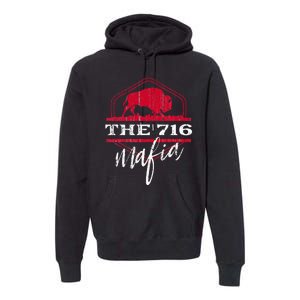 Buffalo Mafia For The 716 Area Code Buffalo Ny Premium Hoodie