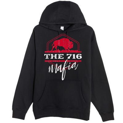 Buffalo Mafia For The 716 Area Code Buffalo Ny Premium Pullover Hoodie