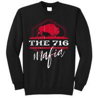 Buffalo Mafia For The 716 Area Code Buffalo Ny Tall Sweatshirt