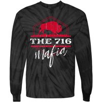 Buffalo Mafia For The 716 Area Code Buffalo Ny Tie-Dye Long Sleeve Shirt