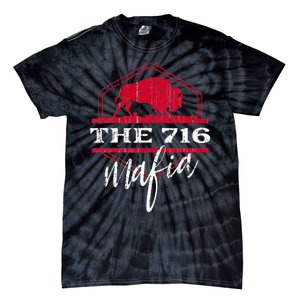 Buffalo Mafia For The 716 Area Code Buffalo Ny Tie-Dye T-Shirt