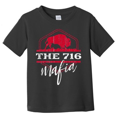 Buffalo Mafia For The 716 Area Code Buffalo Ny Toddler T-Shirt