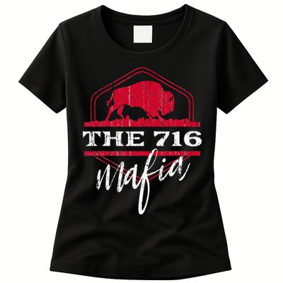 Buffalo Mafia For The 716 Area Code Buffalo Ny Womens T-Shirt