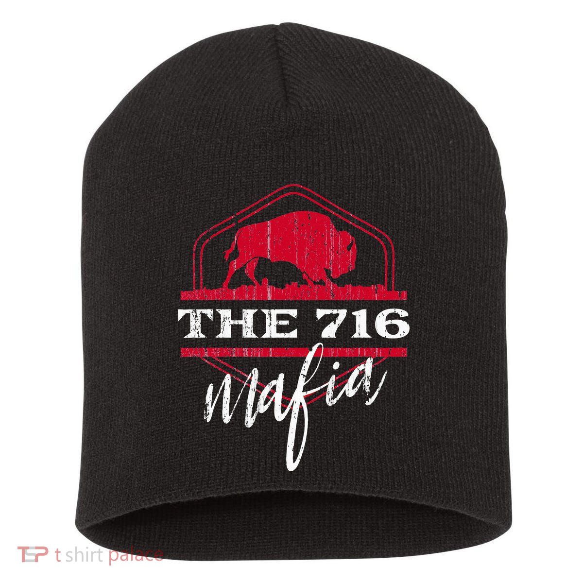 Buffalo Mafia For The 716 Area Code Buffalo Ny Short Acrylic Beanie