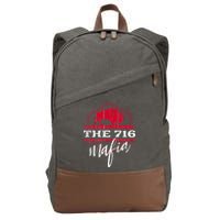 Buffalo Mafia For The 716 Area Code Buffalo Ny Cotton Canvas Backpack