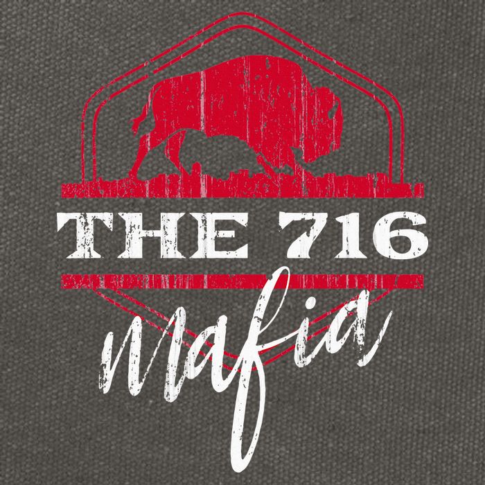 Buffalo Mafia For The 716 Area Code Buffalo Ny Cotton Canvas Backpack
