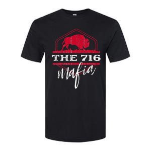 Buffalo Mafia For The 716 Area Code Buffalo Ny Softstyle CVC T-Shirt