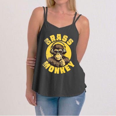 Brass Monkey Funny Cool Music Women's Strappy Tank