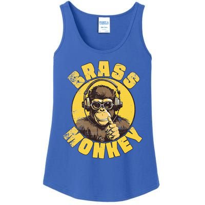 Brass Monkey Funny Cool Music Ladies Essential Tank