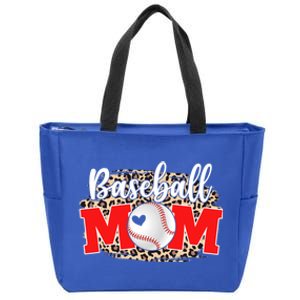 Baseball Mom Funny Mother's Day For Mom Game Day Outfit Gift Zip Tote Bag