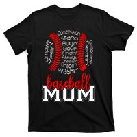 Baseball Mom Funny Sayings T-Shirt