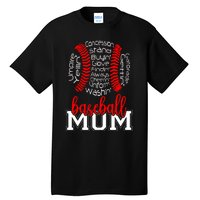 Baseball Mom Funny Sayings Tall T-Shirt