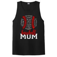 Baseball Mom Funny Sayings PosiCharge Competitor Tank