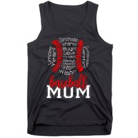 Baseball Mom Funny Sayings Tank Top