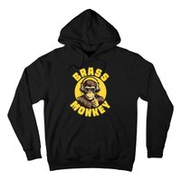 Brass Monkey Funny Cool Music Hoodie