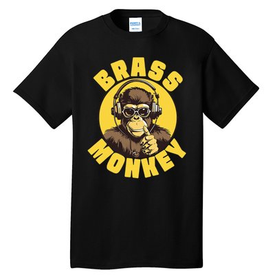 Brass Monkey Funny Cool Music Tall T-Shirt