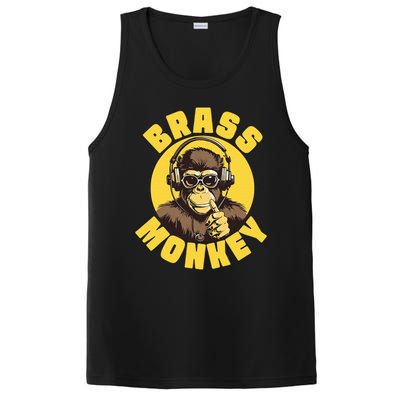 Brass Monkey Funny Cool Music PosiCharge Competitor Tank