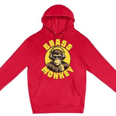 Brass Monkey Funny Cool Music Premium Pullover Hoodie