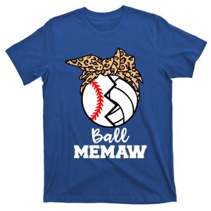 Ball Memaw Funny Baseball Volleyball Memaw Gift T-Shirt