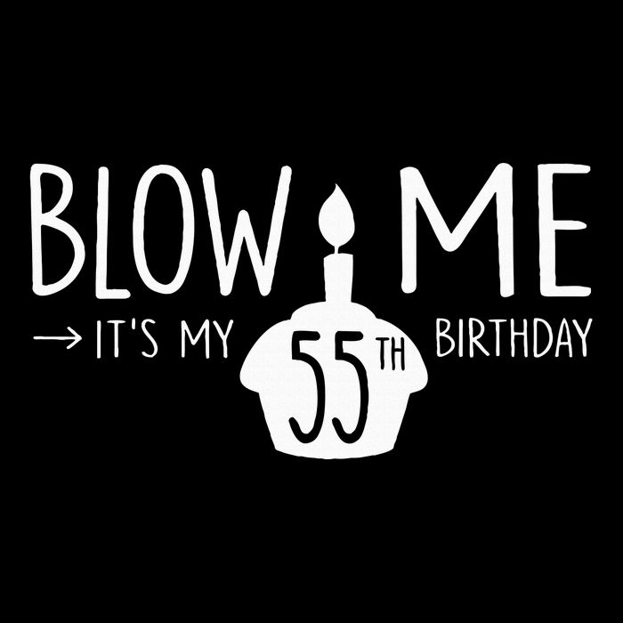 Blow Me Funny ItS My 55th Birthday 55 Bday Cake Impact Tech Backpack
