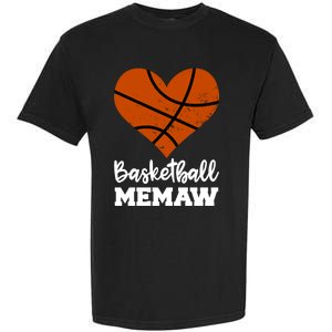 Basketball Memaw Funny Basketball Player Memaw Gift Garment-Dyed Heavyweight T-Shirt