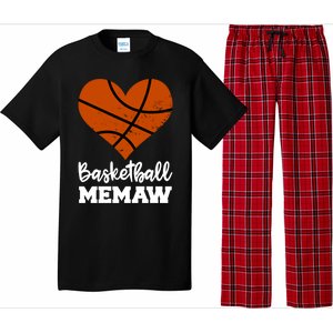 Basketball Memaw Funny Basketball Player Memaw Gift Pajama Set