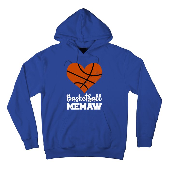 Basketball Memaw Funny Basketball Player Memaw Gift Hoodie