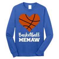 Basketball Memaw Funny Basketball Player Memaw Gift Long Sleeve Shirt