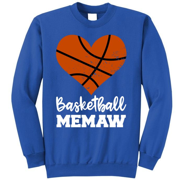 Basketball Memaw Funny Basketball Player Memaw Gift Sweatshirt