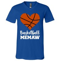 Basketball Memaw Funny Basketball Player Memaw Gift V-Neck T-Shirt