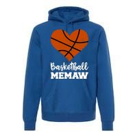 Basketball Memaw Funny Basketball Player Memaw Gift Premium Hoodie