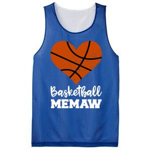 Basketball Memaw Funny Basketball Player Memaw Gift Mesh Reversible Basketball Jersey Tank