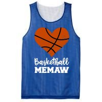 Basketball Memaw Funny Basketball Player Memaw Gift Mesh Reversible Basketball Jersey Tank