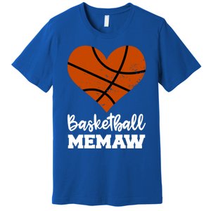 Basketball Memaw Funny Basketball Player Memaw Gift Premium T-Shirt