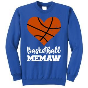 Basketball Memaw Funny Basketball Player Memaw Gift Tall Sweatshirt