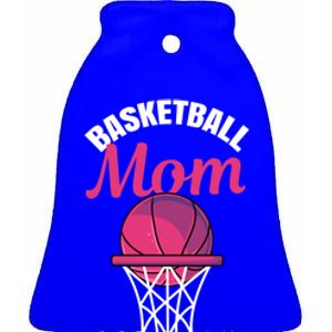 Basketball Mom For Basketball Team Player Meaningful Gift Ceramic Bell Ornament