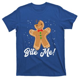 Bite Me Funny Gingerbread Christmas Holiday Cookie Meaningful Gift T-Shirt