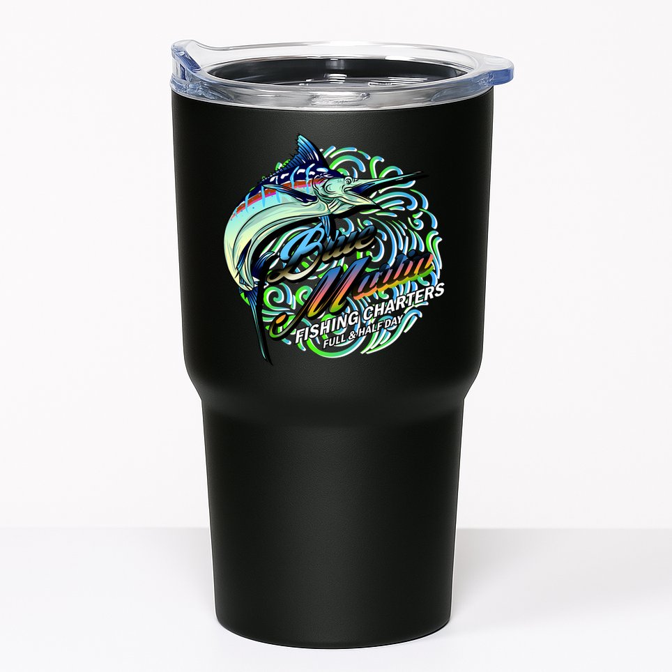 Blue Marlins Fishing Charter Tumbler
