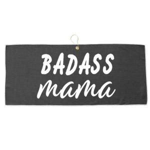 Badass Mama Funny Mom Happy Mothers Day Large Microfiber Waffle Golf Towel