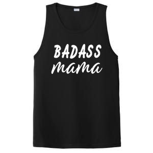 Badass Mama Funny Mom Happy Mothers Day PosiCharge Competitor Tank