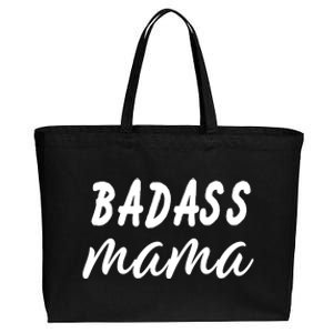 Badass Mama Funny Mom Happy Mothers Day Cotton Canvas Jumbo Tote