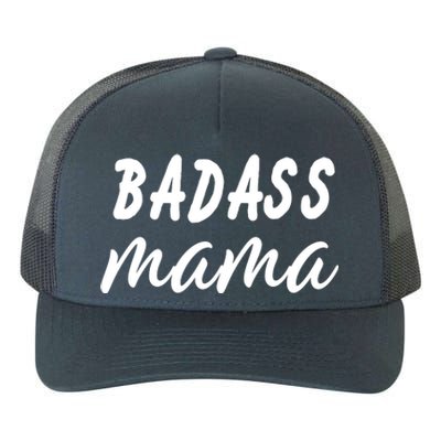 Badass Mama Funny Mom Happy Mothers Day Yupoong Adult 5-Panel Trucker Hat